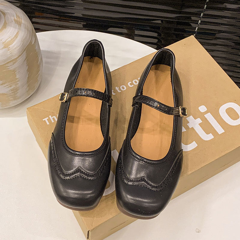Damen Ballerinas Bequem Riemchen Schuhe Elegante Design