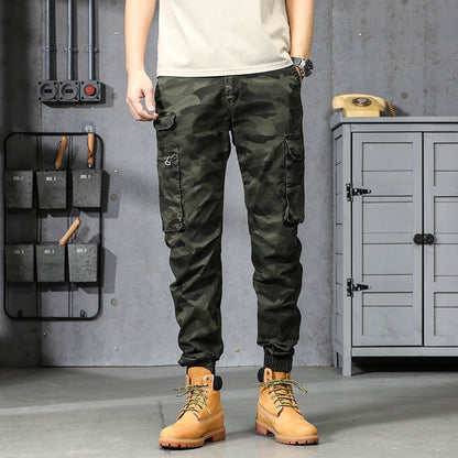 Herren Cargo-Hosen Praktisch Elastisch Mit Vielen Taschen