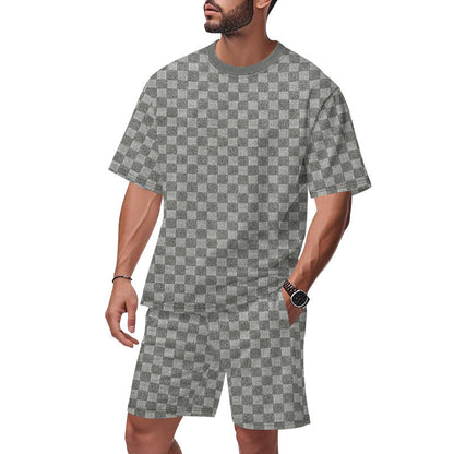 Herren Sport Set T-Shirt und Shorts Casual Athletisch
