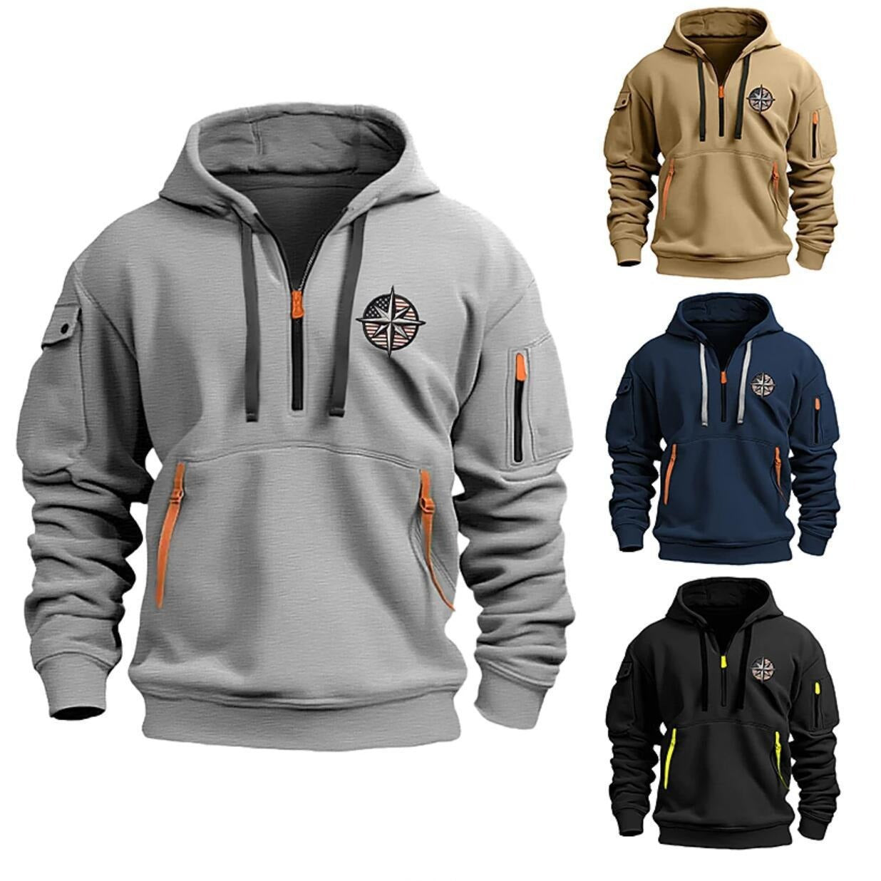Herren Fleecejacke Funktionell Warm Isoliert - BerlinGlamour