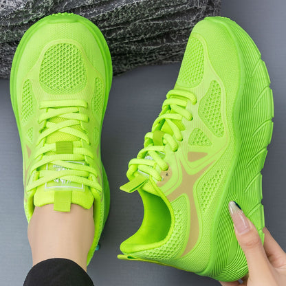 Damen Laufschuhe Leicht Sportlich Atmungsaktiv Mesh