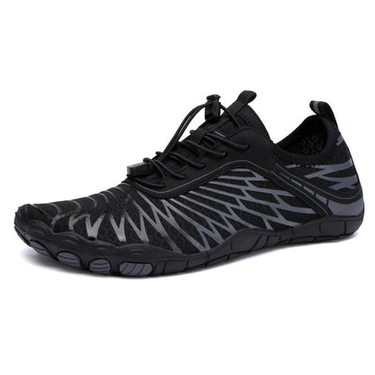 Wassersportschuhe Damen Flexibel Anti-Rutsch Schwarz