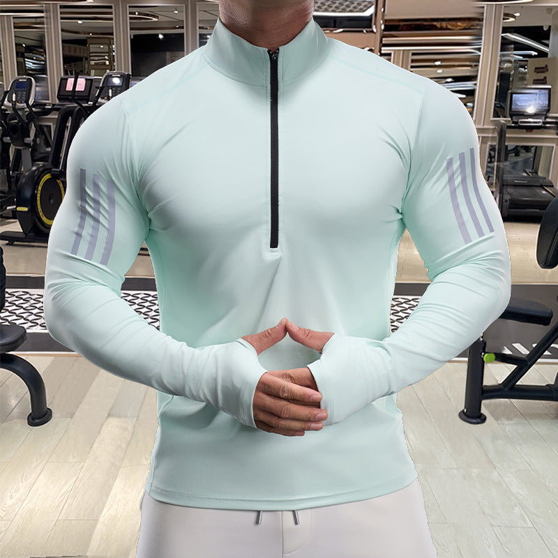 Herren Fitness-Oberteil Atmungsaktiv Kurzarm - BerlinGlamour