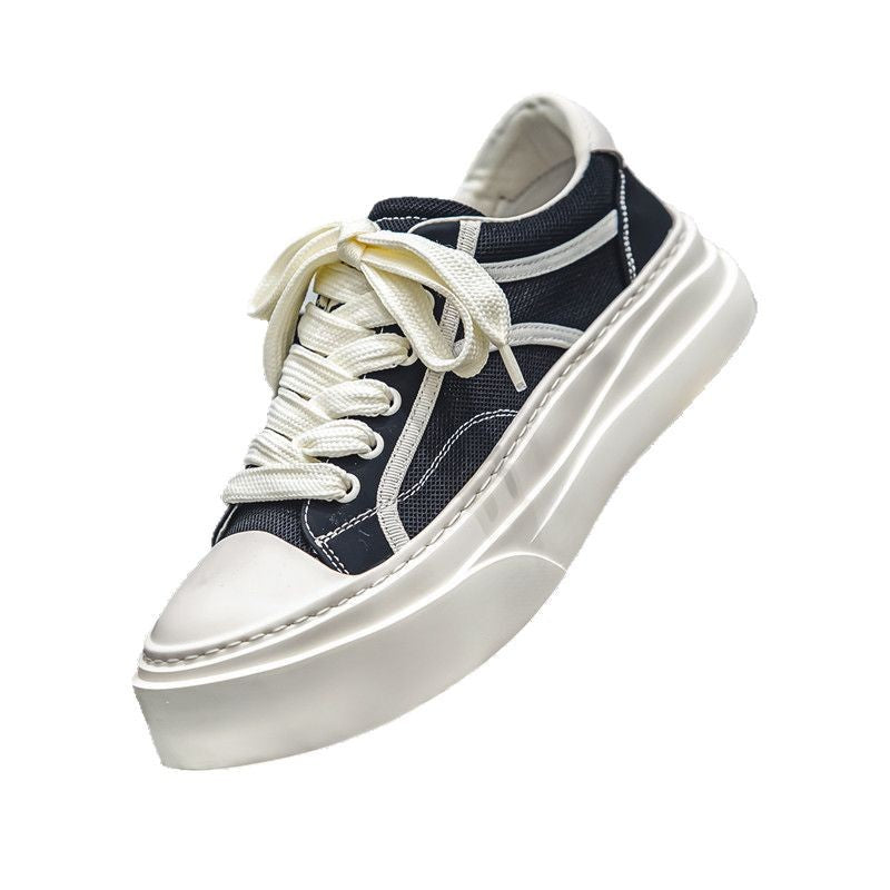 Damen Plateausneaker Sportlich Modisch Hoher Absatz