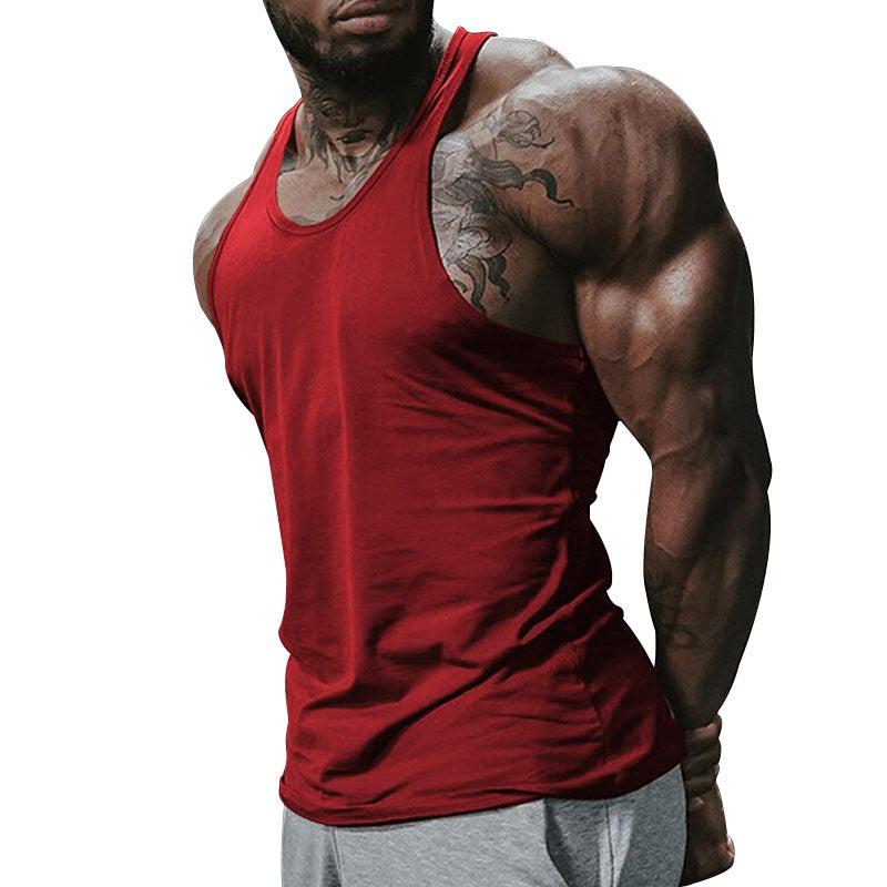 Herren Fitness Tanktop Atmungsaktiv Leicht Racerback