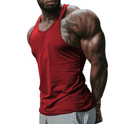 Herren Fitness Tanktop Atmungsaktiv Leicht Racerback