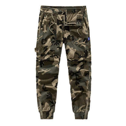 Herren Cargohose Camouflage Elastisch Vieltaschig - BerlinGlamour