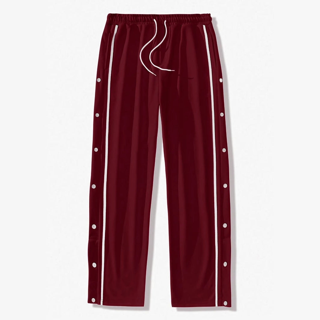 Herren Sport Hose Trainingshose Mit Druckknopf