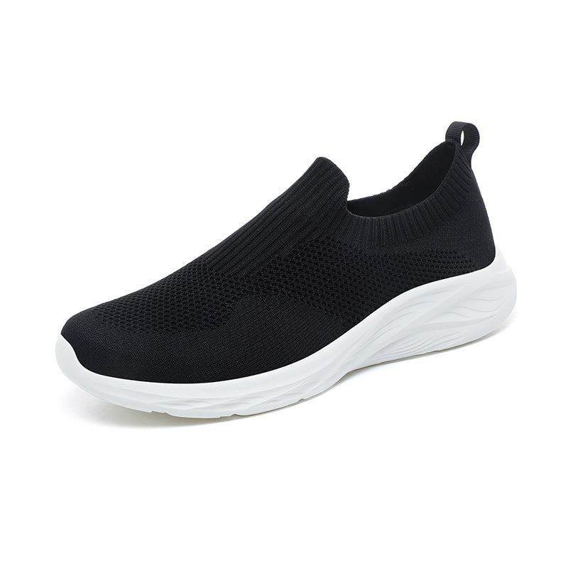 Damen Laufschuhe Atmungsaktiv Leicht Slip-On Sneaker