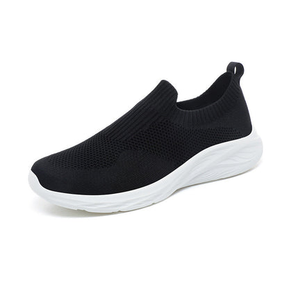 Damen Laufschuhe Atmungsaktiv Leicht Slip-On Sneaker