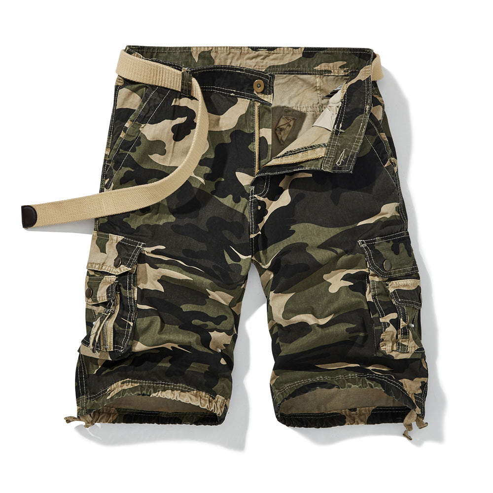 Herren Cargo Shorts Vieltaschen verstellbar Gr. 28-38