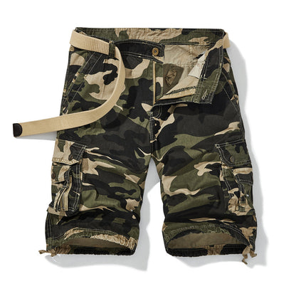 Herren Cargo Shorts Vieltaschen verstellbar Gr. 28-38