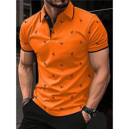 Herren Polo-Shirt Bedruckt Modern Berlin Style