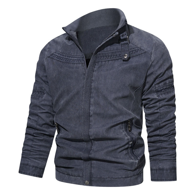 Herren Übergangsjacke Robust mit Steppung und Reißverschlusstaschen