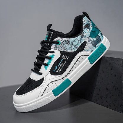 Damen Sneaker Sportlich Atmungsaktiv Grafische Muster