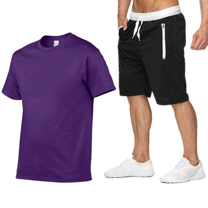 Herren Sportbekleidung Set: T-Shirt und Shorts Casual Style