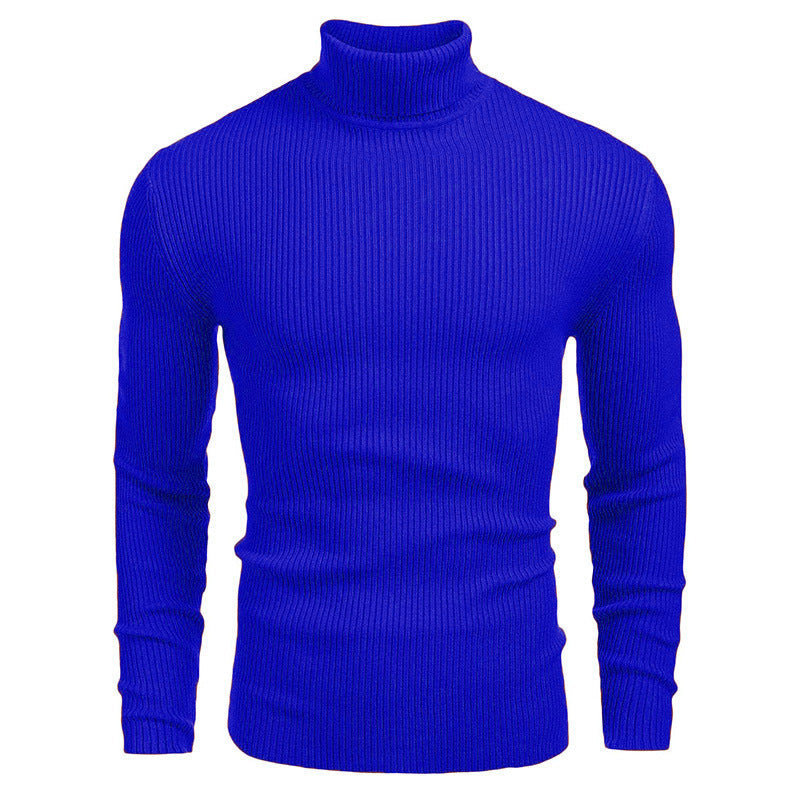 Herren Rollkragenpullover Feinripp aus Merino-Wolle Qualität