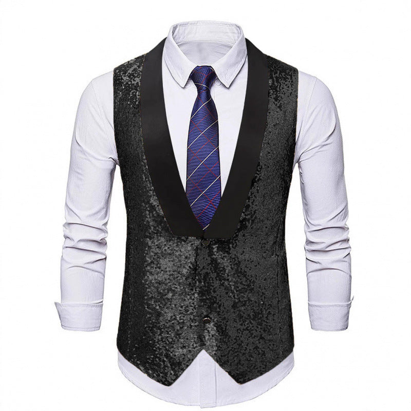 Herren Weste Glitzer Abendmode Berlin Stil