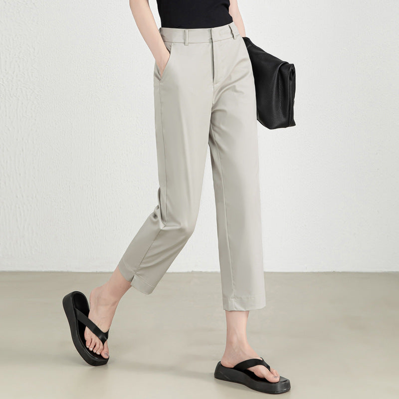 Damen Stoffhose Elastisch Elegant Mit Stretch - BerlinGlamour