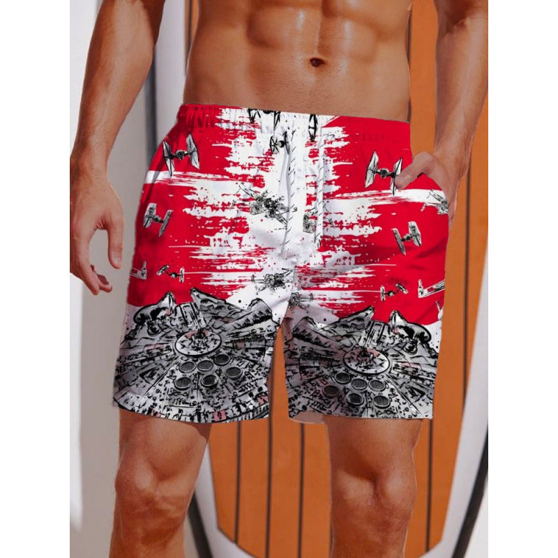 Männer Badehose Psychedelisch Farben Berlin Style