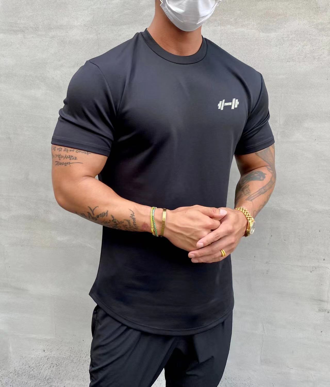 Herren Fitness T-Shirt Sportlich Funktionell