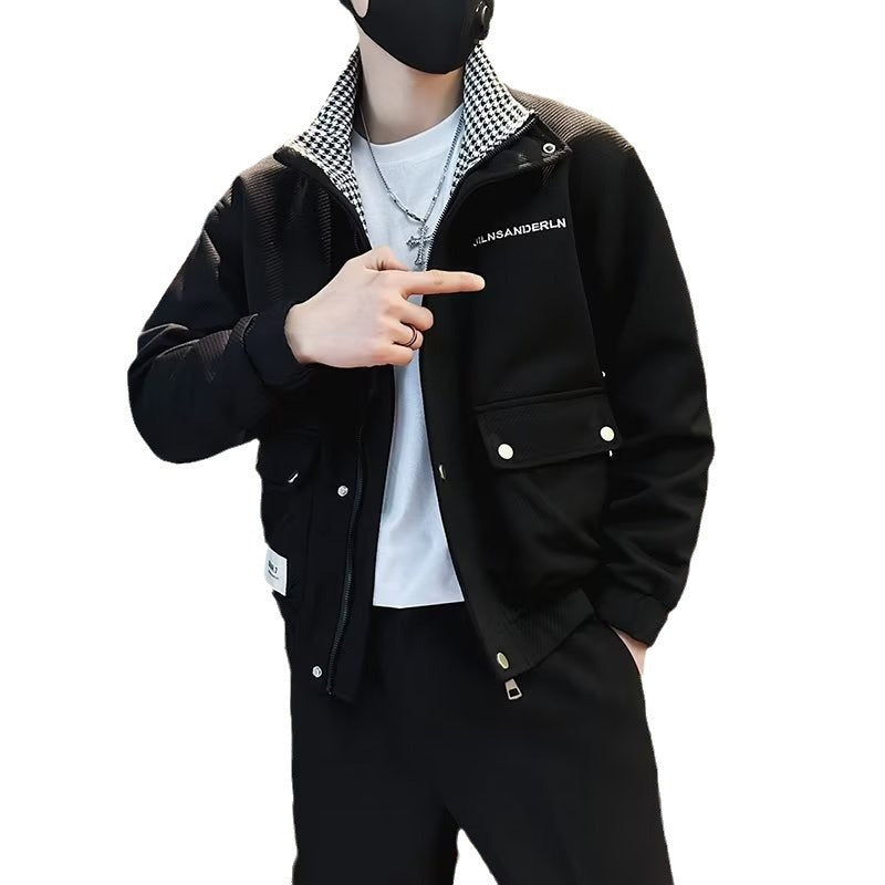 Herren Utility-Jacke Lässig Praktisch Mit Vielen Taschen