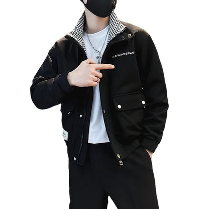 Herren Utility-Jacke Lässig Praktisch Mit Vielen Taschen