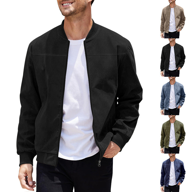 Herren Bomberjacke Sportlich Modern mit Schnitten - BerlinGlamour