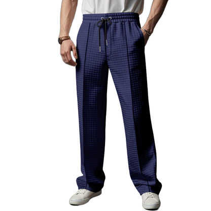 Herren Sporthose elastisch Rautenmuster Stretch