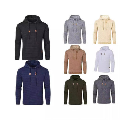 Herren Kapuzensweater Strukturiert Modern Urban Style - BerlinGlamour