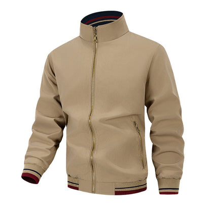 Herren Übergangsjacke Modern mit hohem Kragen und Taschen