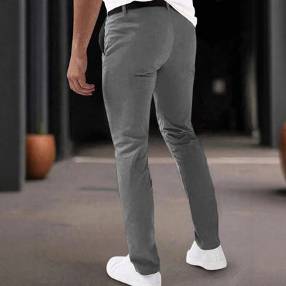 Herren Chino Hose Slimfit Mit Taschen
