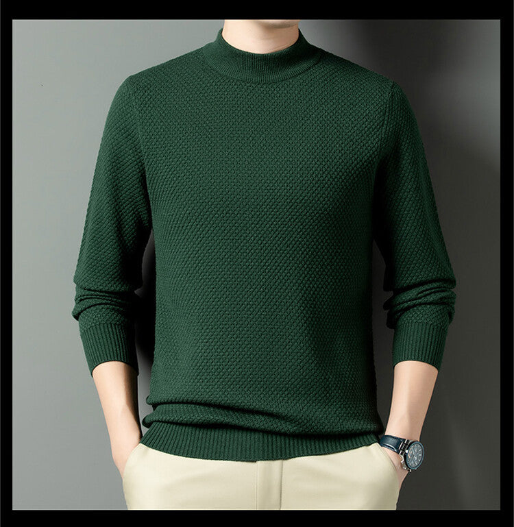 Herren Pullover Modern Strukturiert Elegant