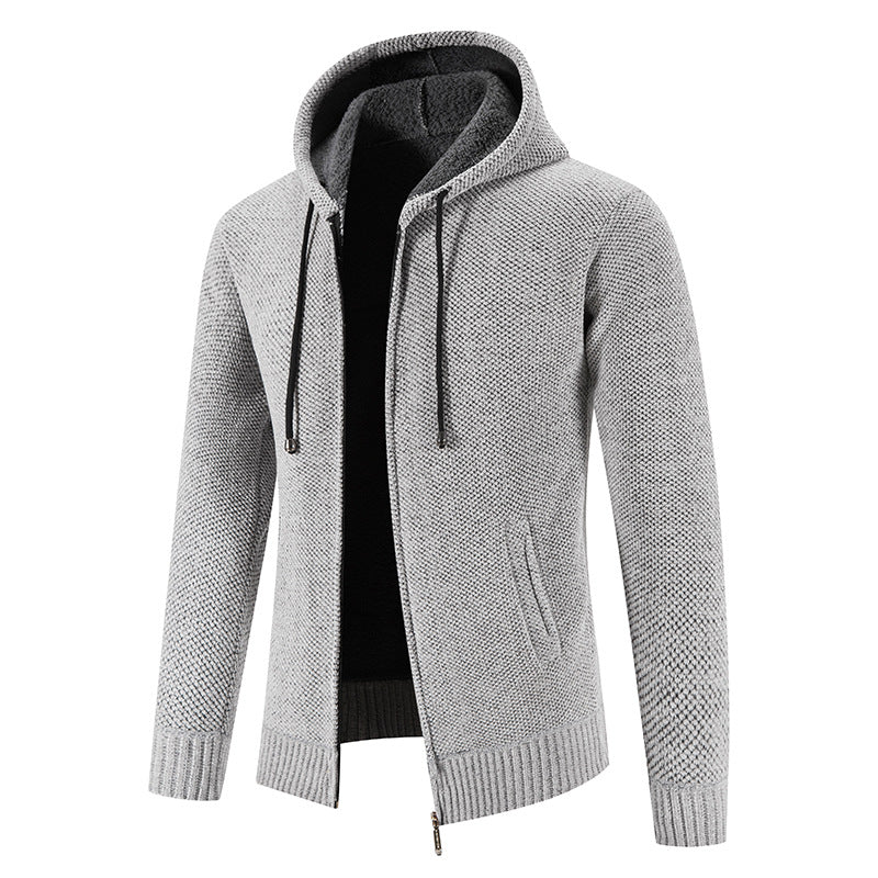 Herren Kapuzenjacke Weich Innenfutter Modern Design