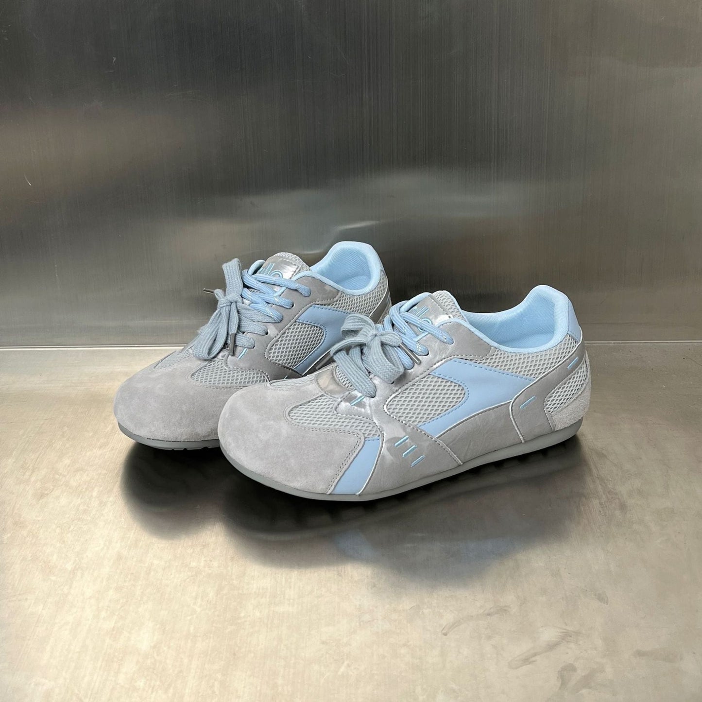 Damen Sport Schuhe atmungsaktiv Mesh Wildleder