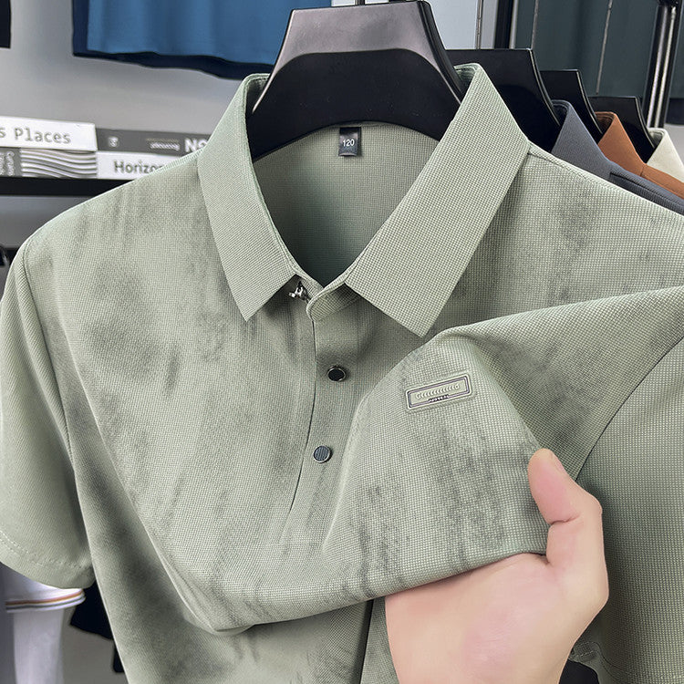 Herren Polohemd Kurzarm Piqué Stoff Modern - BerlinGlamour