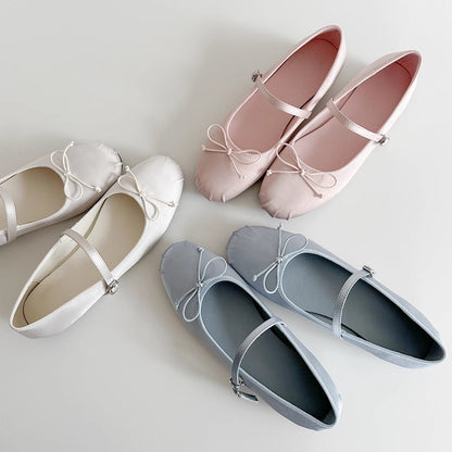 Ballerinas Damen Bequem Verstellbarer Riemen - BerlinGlamour