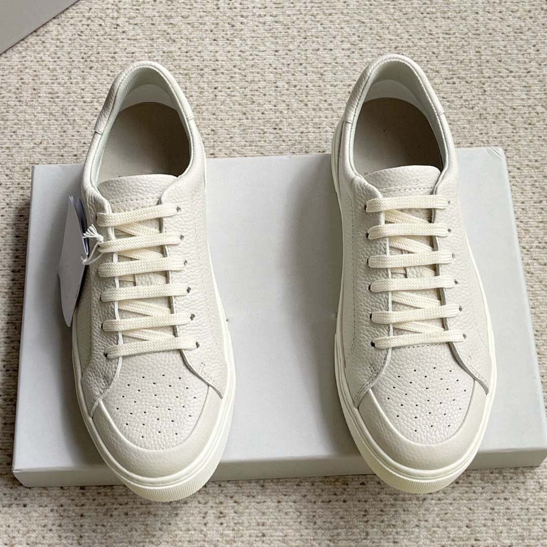 Damen Leder Sneaker Strukturiert Rutschfest Schwarz