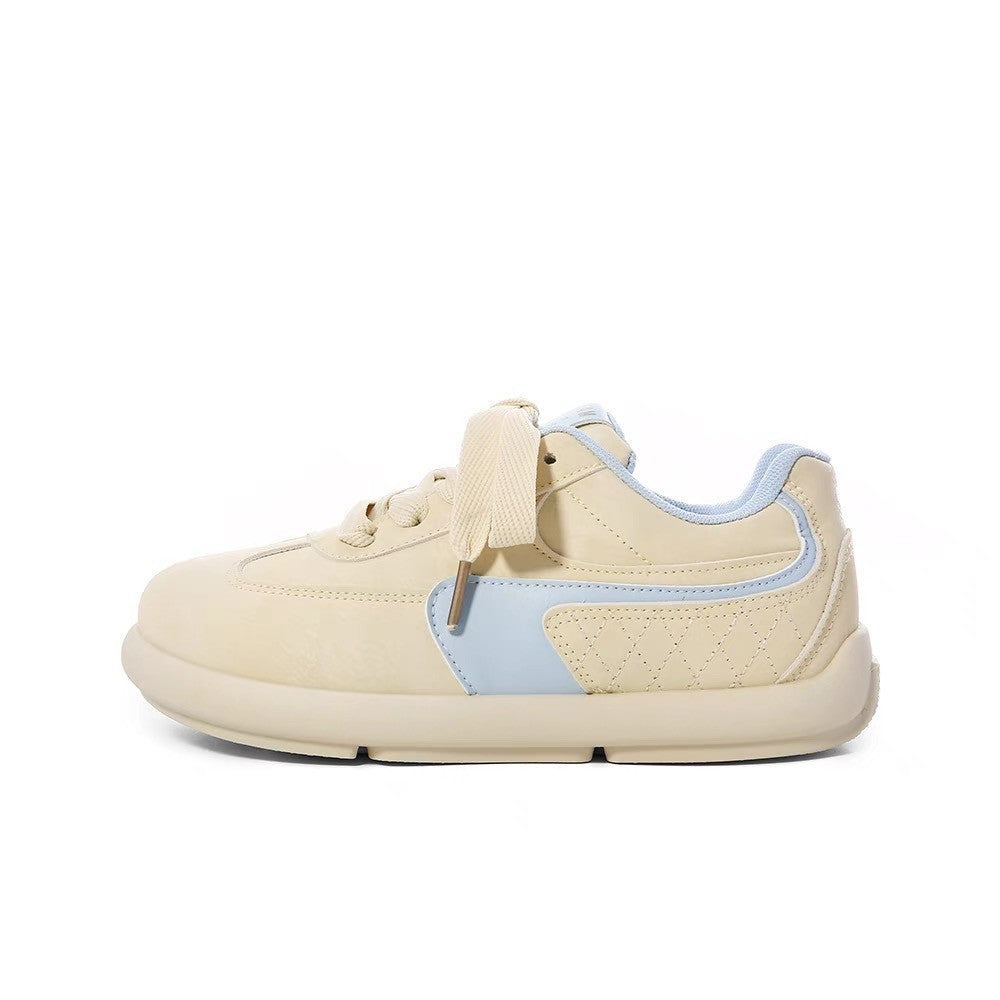 Damen Sneaker Schuhe Rüschen Design Schleifen Frauen