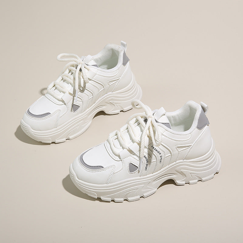 Damen Sneaker Sportlich Modisch Bequem Laufsohle