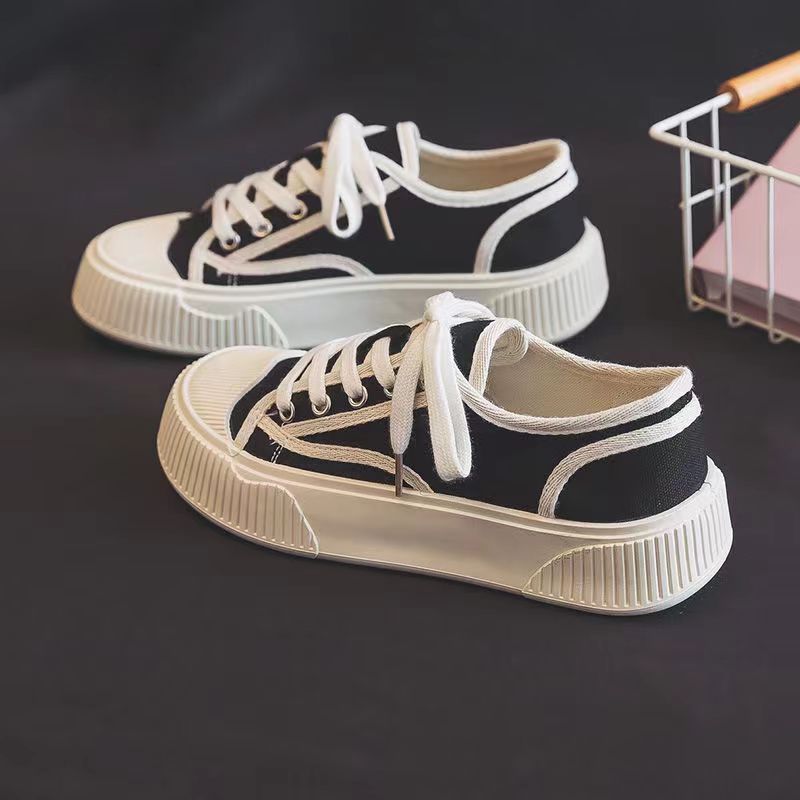 Damen Sneaker Retro Sportlich Canvas Schuhe