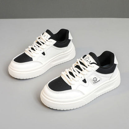 Damen Plateausneaker Atmungsaktiv Rutschfest Modern
