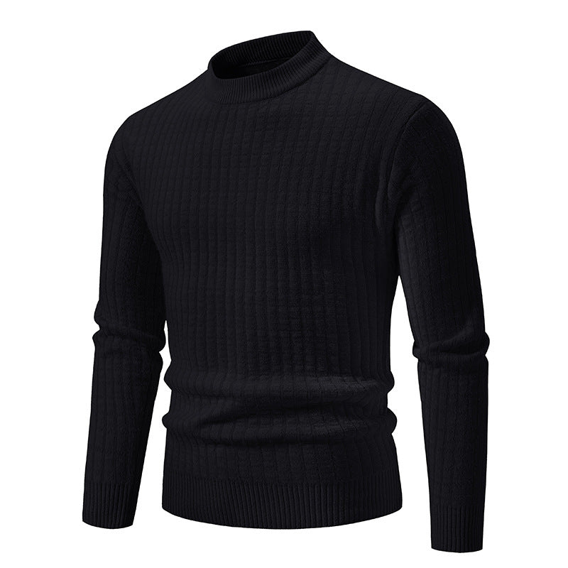 Herren Pullover Feinstrick Strukturiert Modern