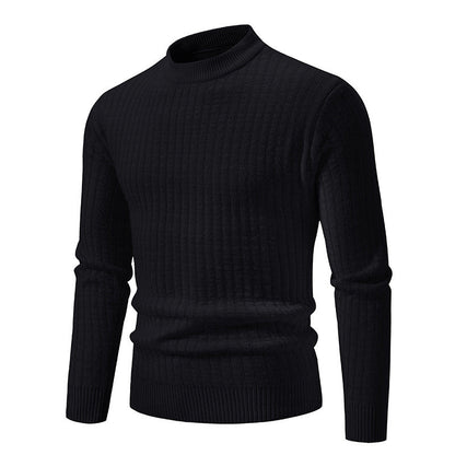 Herren Pullover Feinstrick Strukturiert Modern