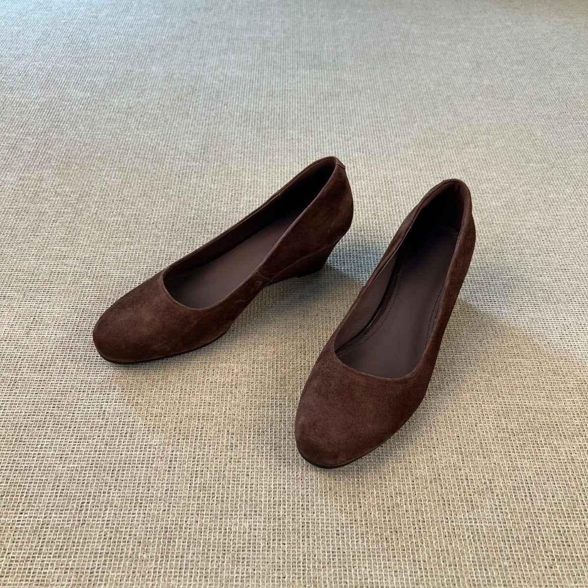 Damen Ballerinas Weiches Wildleder Bequem Elegant