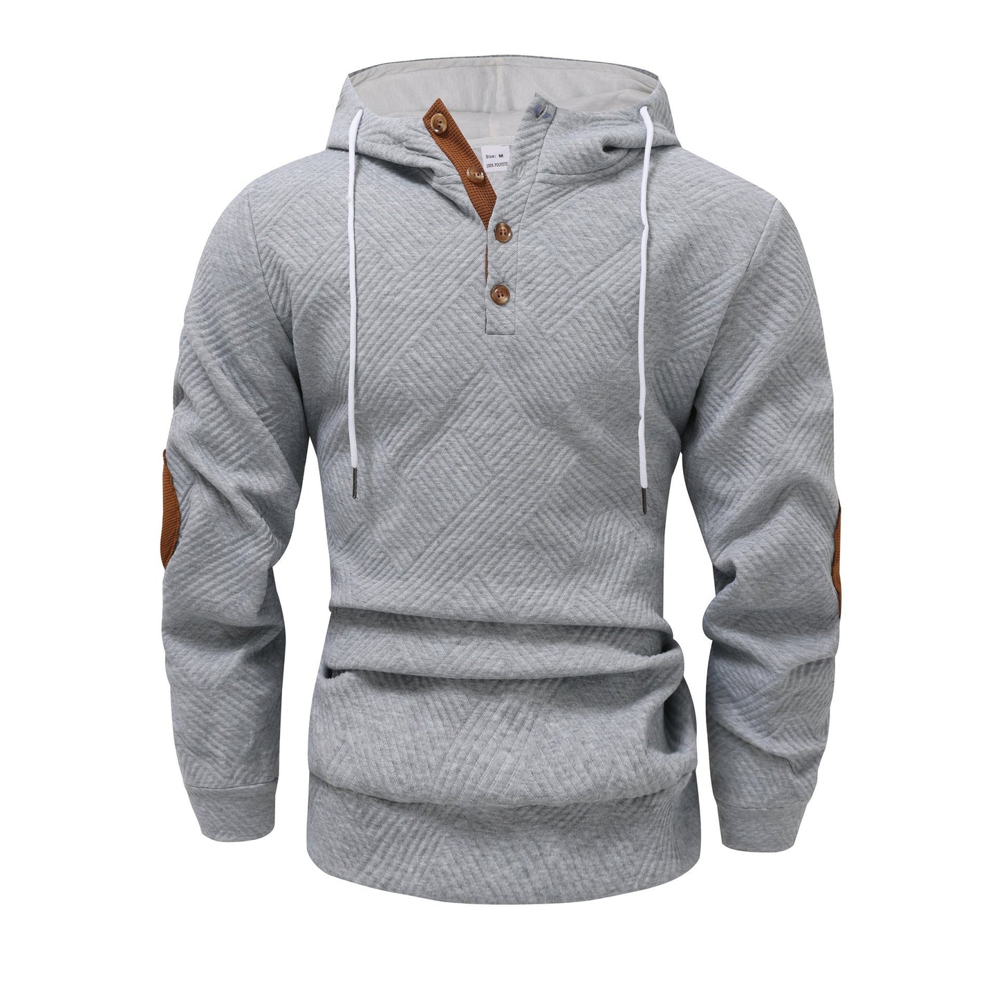 Herren Kapuzenpullover Sportlich Modern Strukturdesign