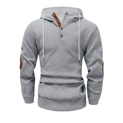 Herren Kapuzenpullover Sportlich Modern Strukturdesign