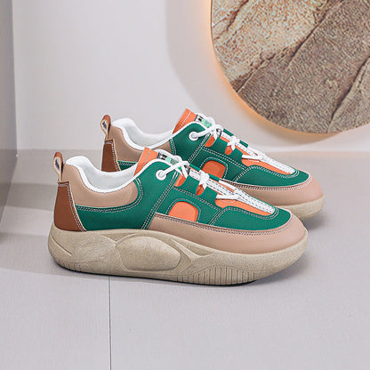 Damen Sneaker Retro Style atmungsaktiv mit weicher Sohle