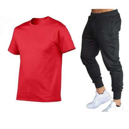 Herren Sportset Funktionales T-Shirt und Jogginghose Set