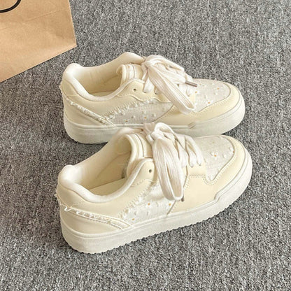 Damen Sneaker Trendig Komfortabel Sportlich